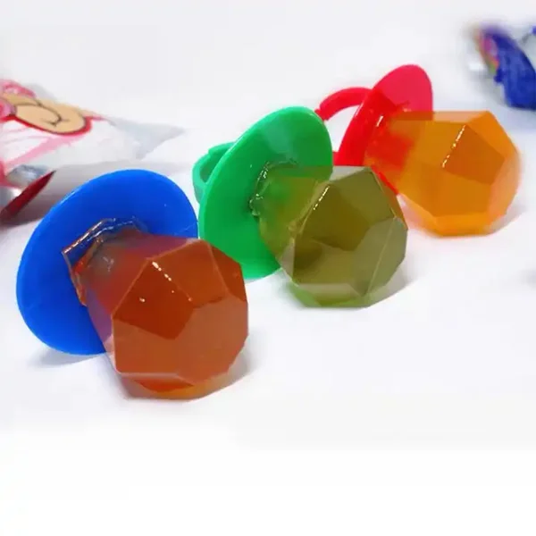 Wholesale Ring Toy Sweets Diamond Ring Pop Hard Candy Lollipop