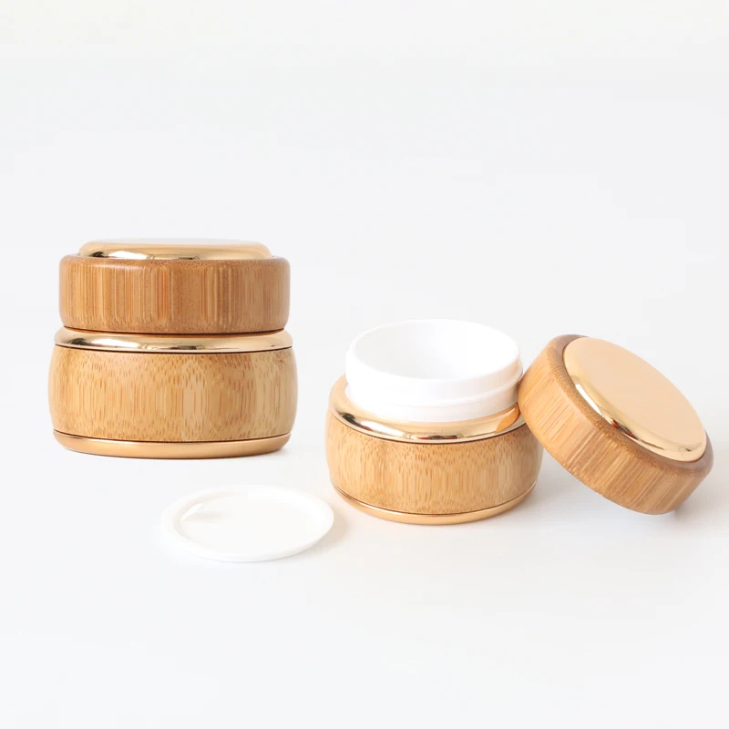 low moq cosmetics packaging 50 g plastic pot eye cream jar