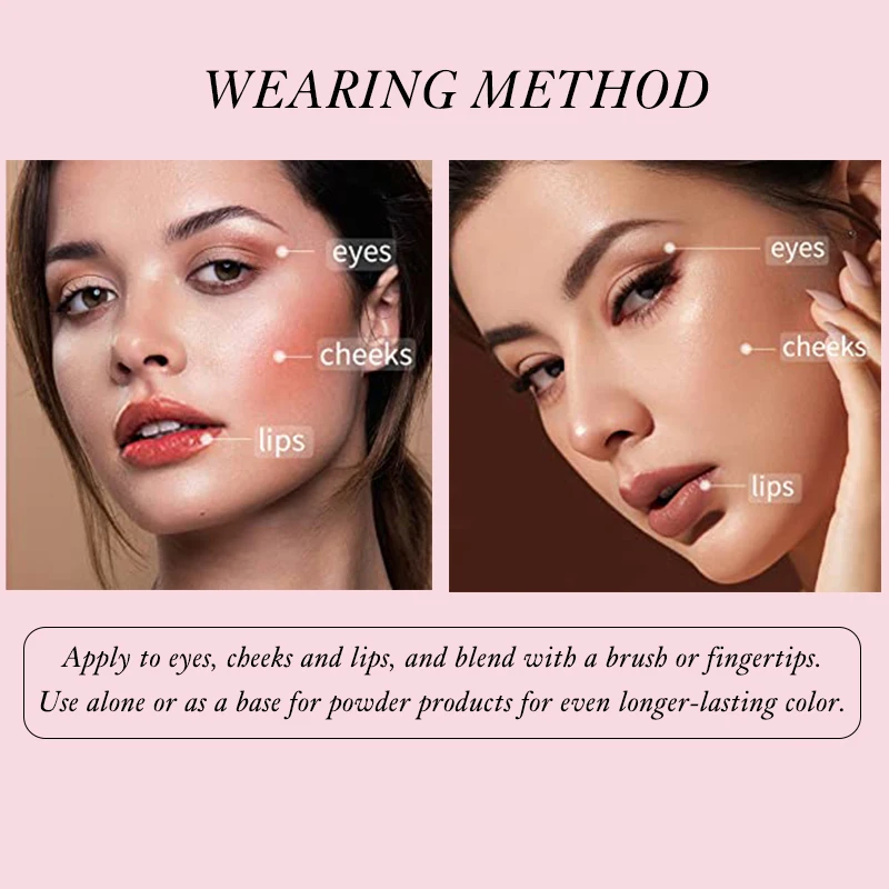 HOT Black Blush Stick Private Label Mini Cheek Blush Rose Stick Shimmer Matte Cream Blush Custom Logo Makeup Blush