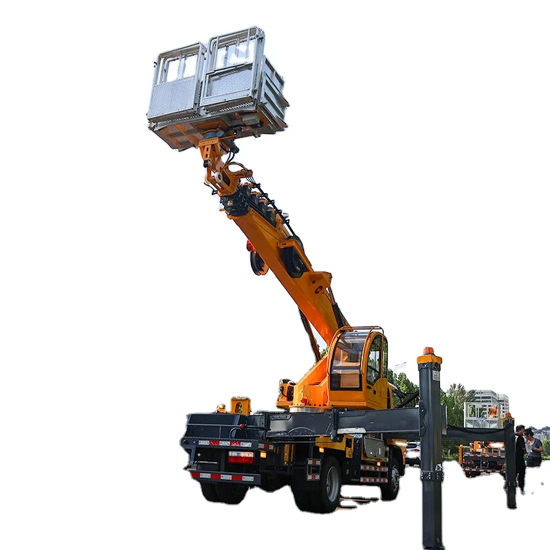 32 M Aerial Lift Truck Aerial Working Platform for Sale Truck Mounted