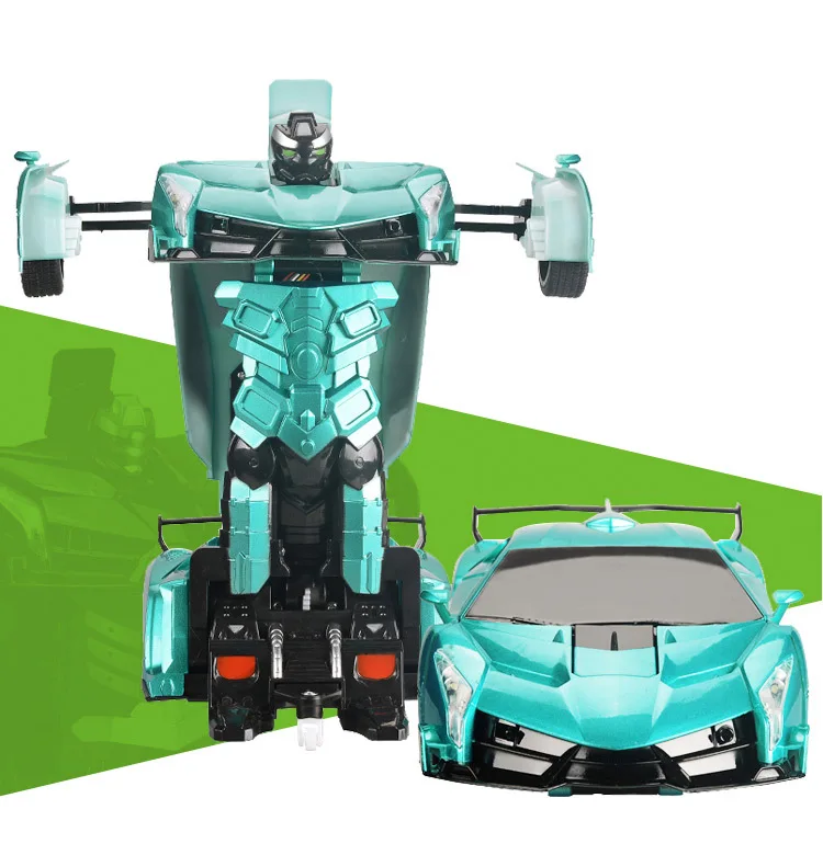 
Hot selling 1:12 6ch trans robot toy car with light and music deformation robots Gestures induced deformation 