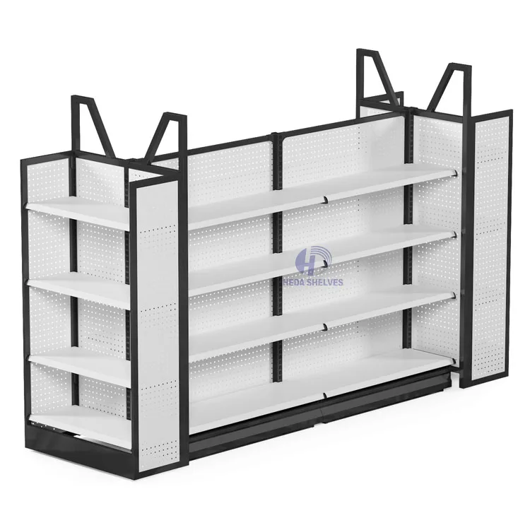 Wholesale Factory Gondola Shelving Grocery Steel Rack Retail Store Racks Supermarket Rack Suppliers