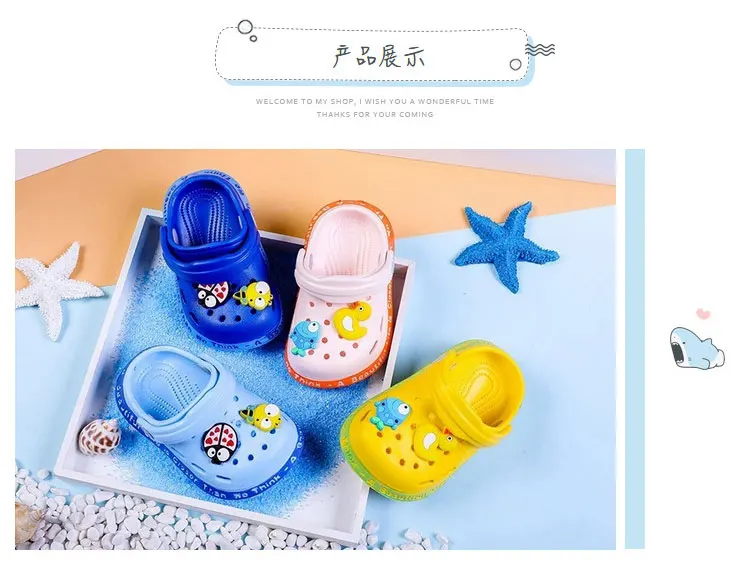 Crocband Clog Chinese Shoes Kids Jelly Garden Waterproof Beach Slippers