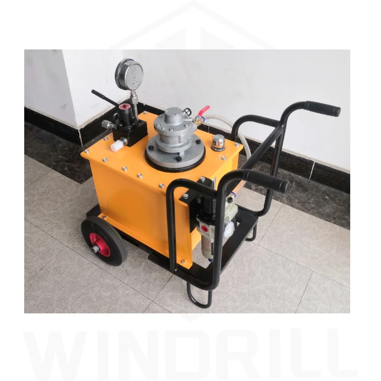 Hydraulic demolition tools with air motor Pneumatic hydarulisc quarrying stone break machine