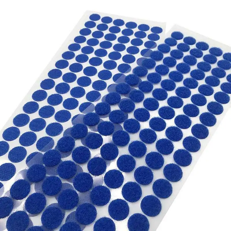 Adhesive round and square Special Hook And Loop Coins and Back to back adhesive hook and loop dots