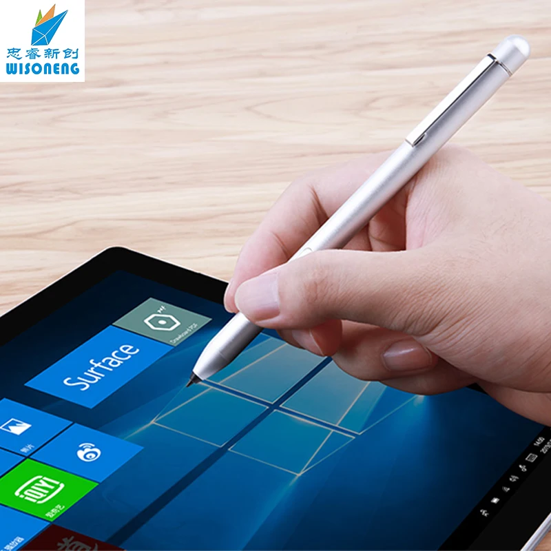 Industrial digital alpha soft touch metal mythic flat stylus pen for surface pro 3