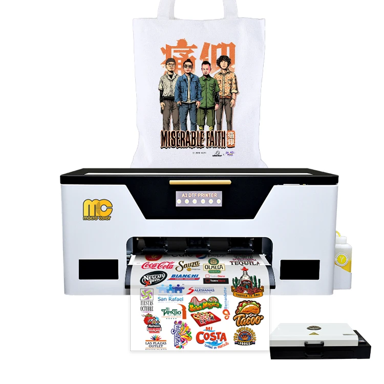 A3 A4 30cm R1390 L1800 DTF Printer Printing Machine Heat Transfer Pet Film Dtf Printer