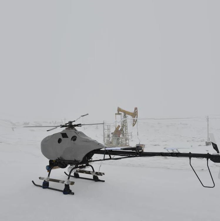 Honeycomb Gasoline-power Autonomous Helicopter maximum payload of 100kg for nuclear radiation monitoring