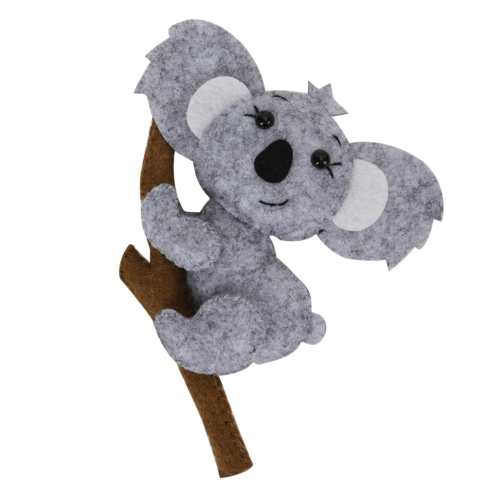 Hot Selling Cheap Unique Item Stuffed Safari Animals Toys Felt Education Toy Koala Cow Fox Elephant Sheep Handmade