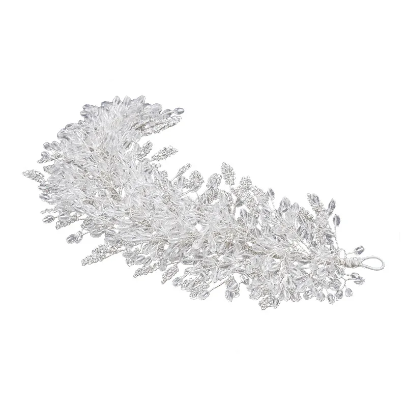 Genya New Design Wedding Rhinestone Bridal Hair Accessories handmade Wedding Headband for Brides