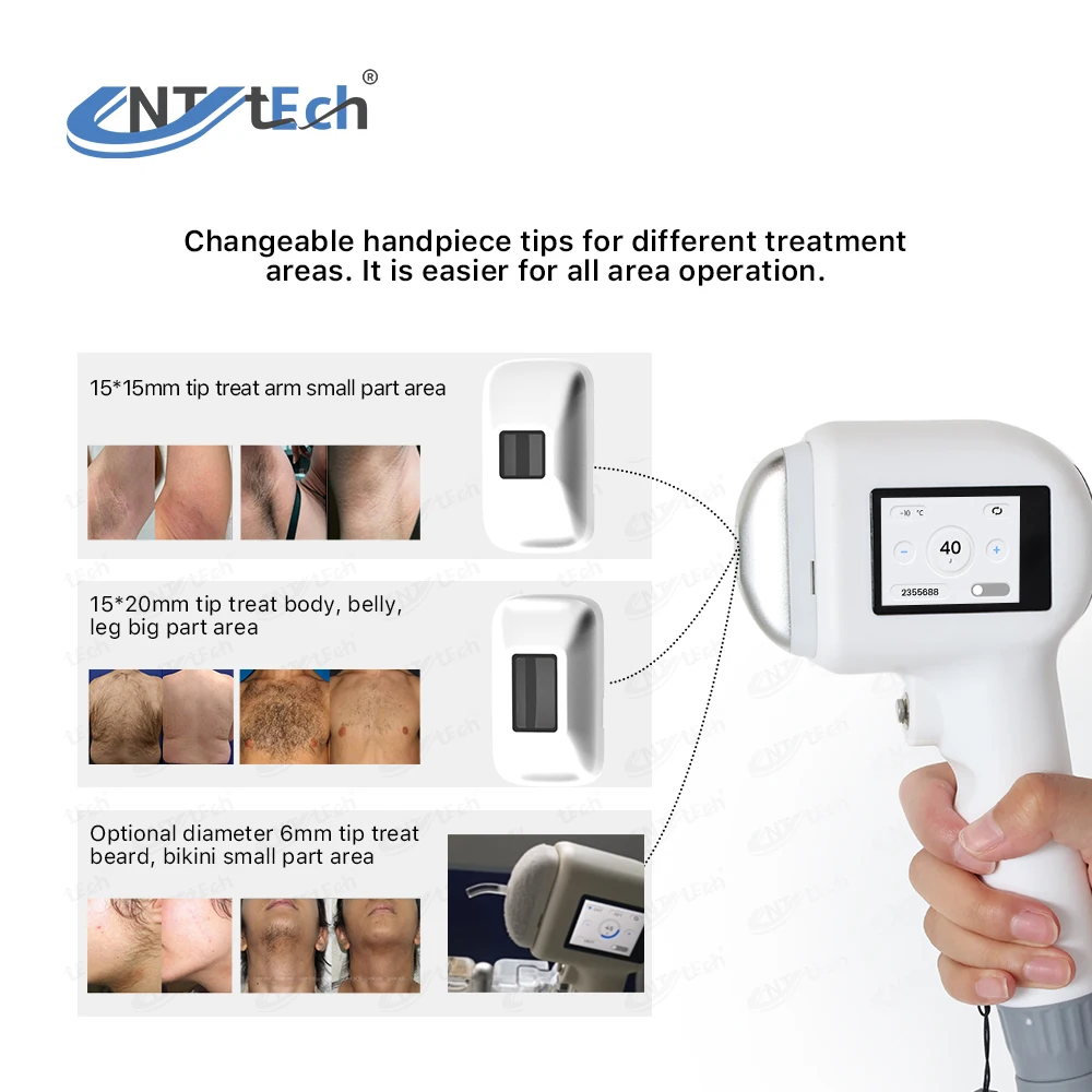 Professional portable model 755 808 1064 laser diode hair removal