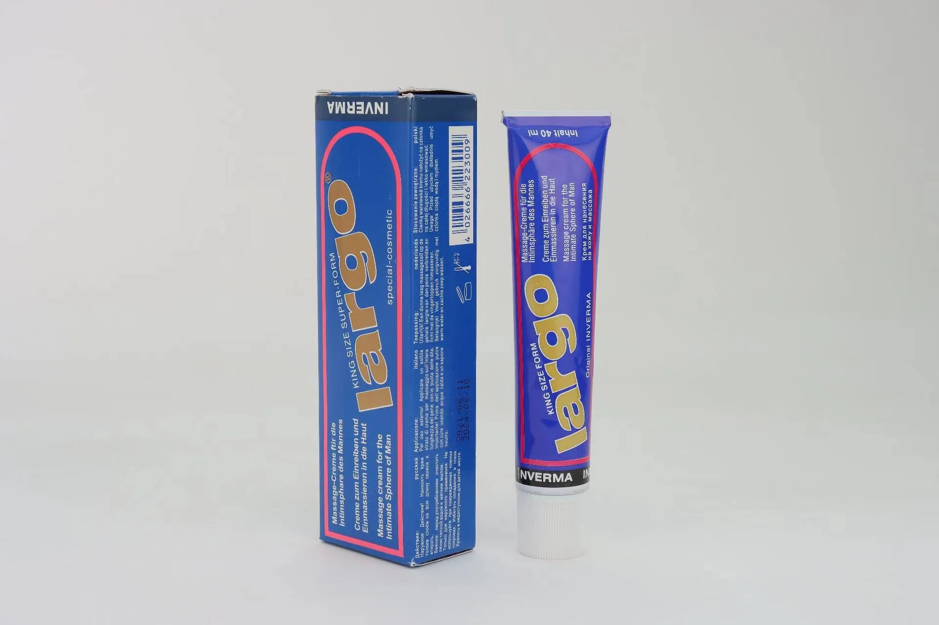 Largo king size penis enlargement large penis cream