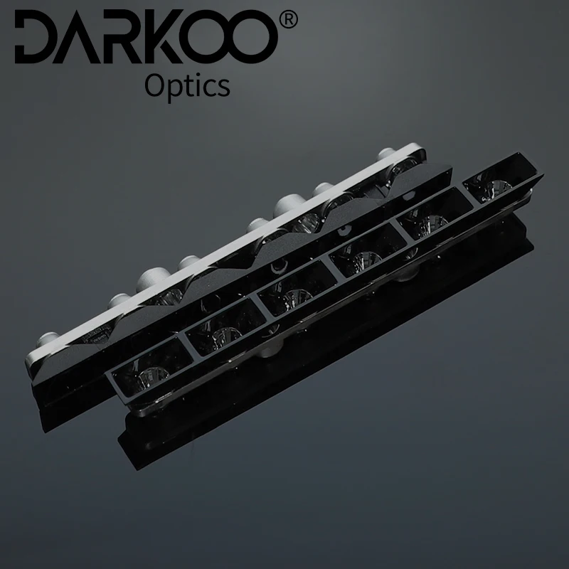 Darkoo Optics OEM ODM Linear Lens Led 15 30 24 60 Degree Acrylic Pmma Lighting Optical Focus Led Linear Light Lens