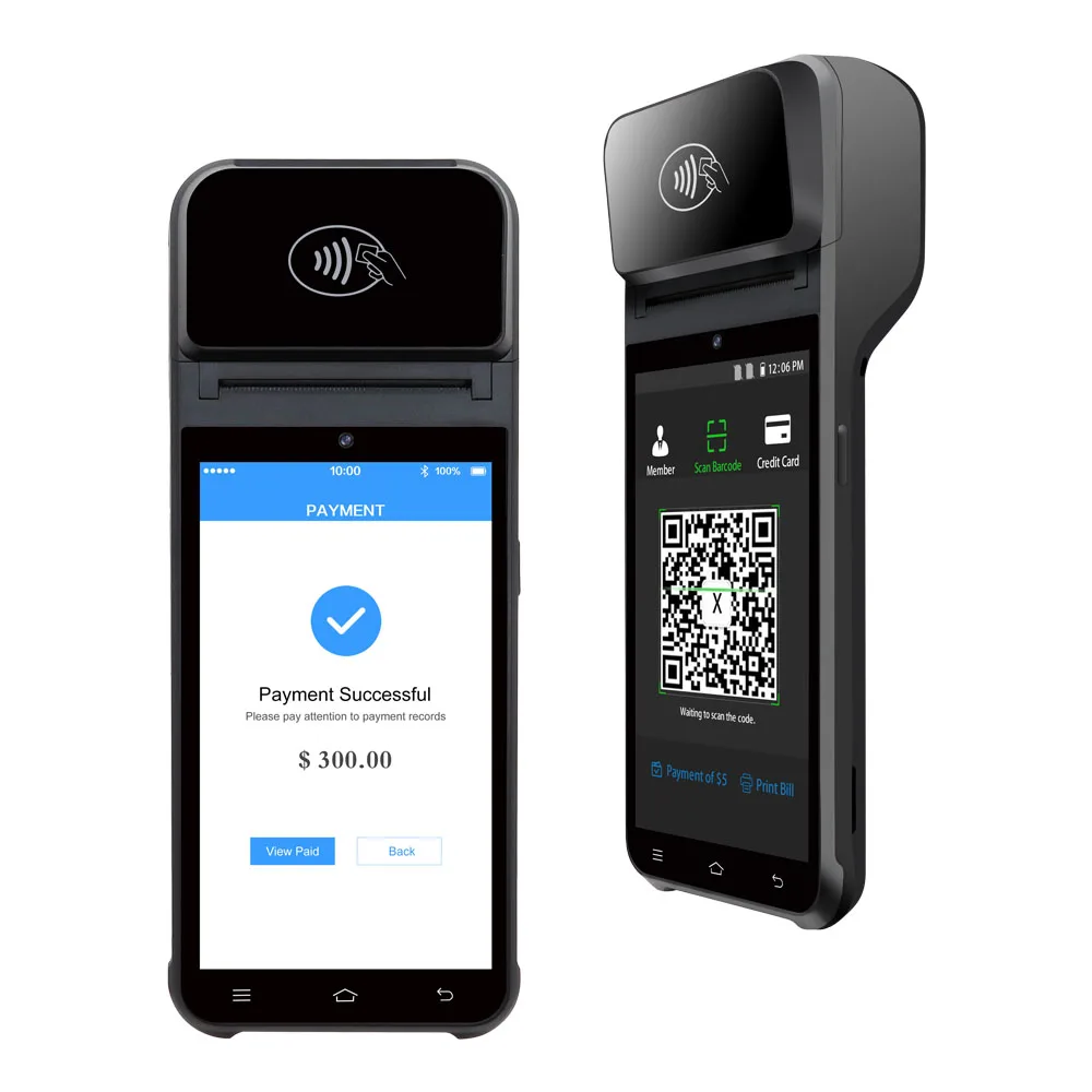 ZCS Z92 NFC POS 4G Wifi Billing Pos Machine Cash Register Handheld Android Pos Terminal mobile Retail Point of Sale Systems