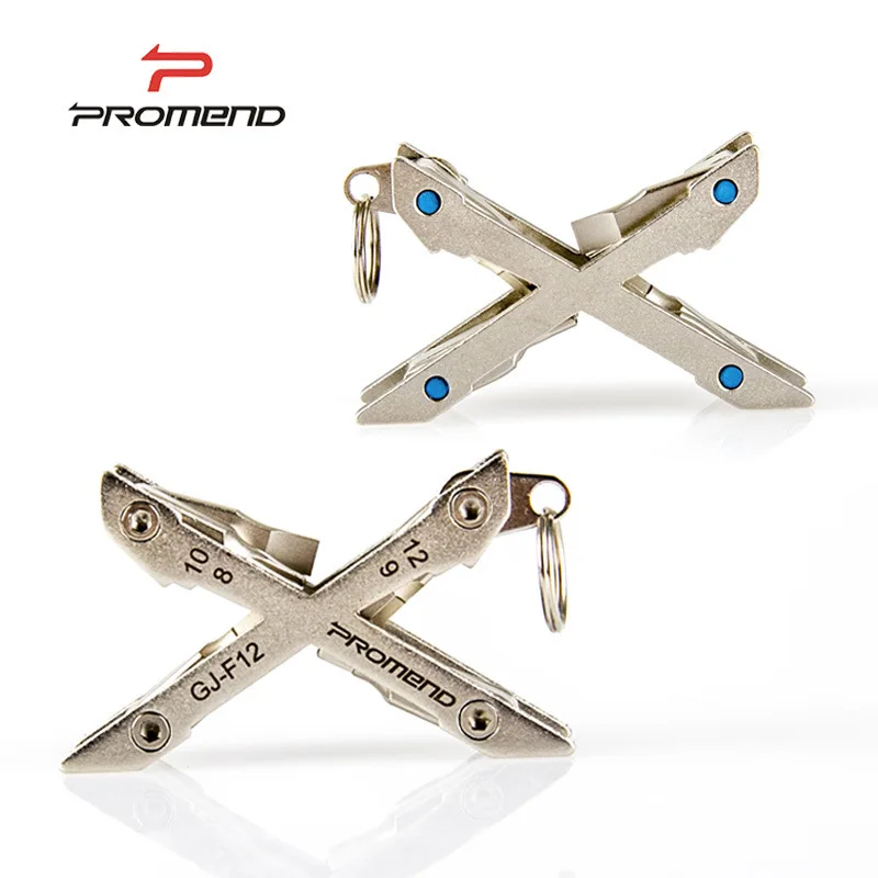 Promend Bike X Repair Multi-function Tool Combination Bike Tool F12 Hex Wrench 1 2 2.5 3 4 5 8mm T25 Slotted Bike Repair Screw