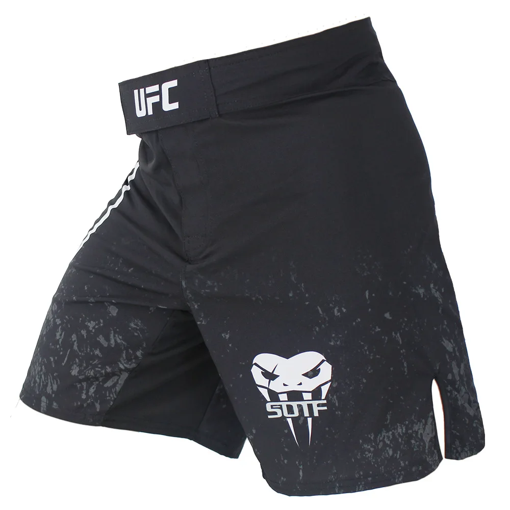Китайский производитель на заказ черные шорты MMA для тренировок