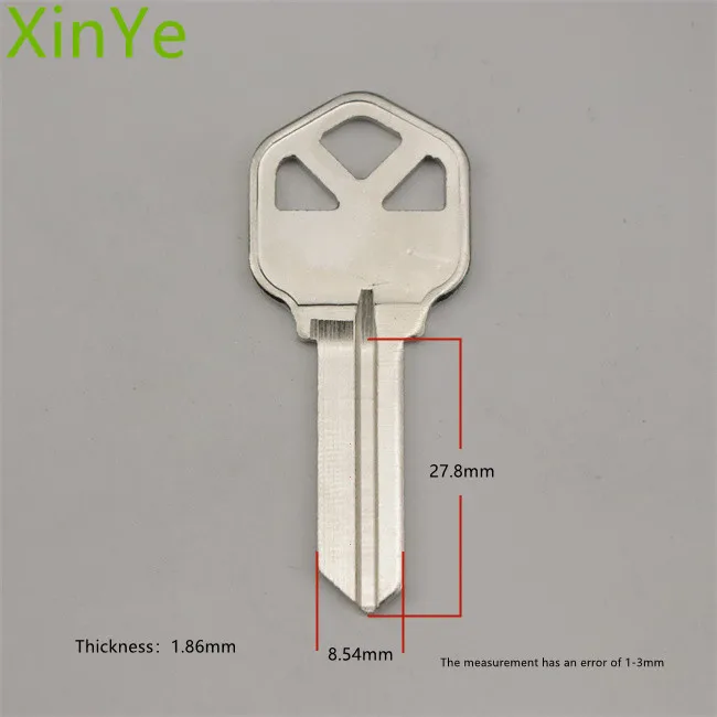 XinYe Wholesale High Quality KW1 Door Key Blank Keys For Indonesia Market