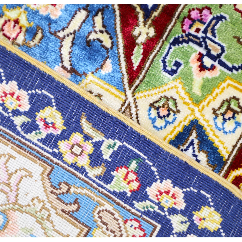 Yuxiang 3x5ft  Small Size Handmade Persian Area Rug  Floral Design Nanyang Carpet New Carpet Design