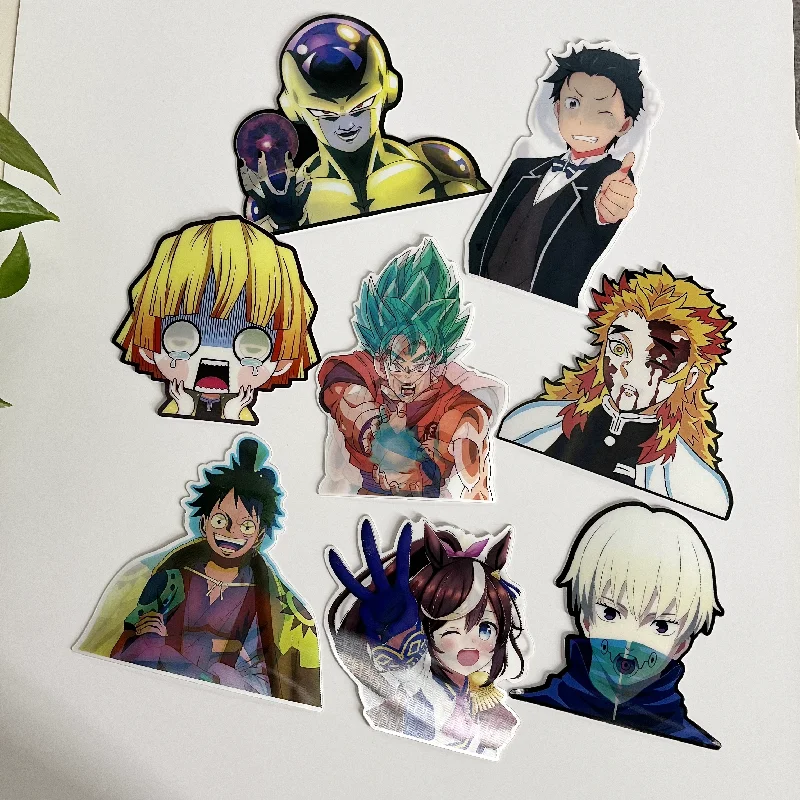 Cheap 3D motion sticker anime stickers custom design for car