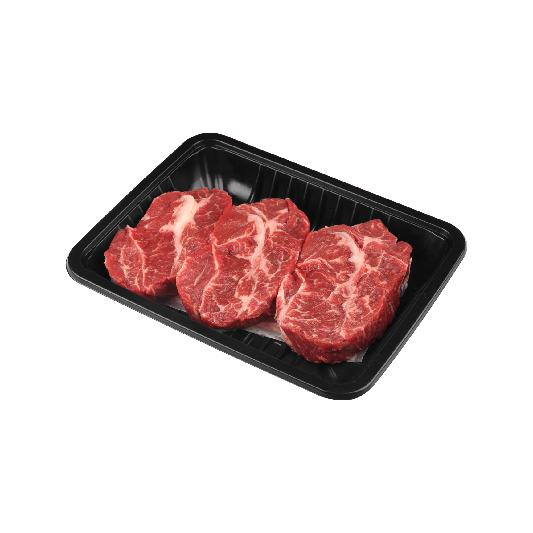Freezer Grinder Fresh Packaging PP Material Meat Display Tray For Refrigerated Product