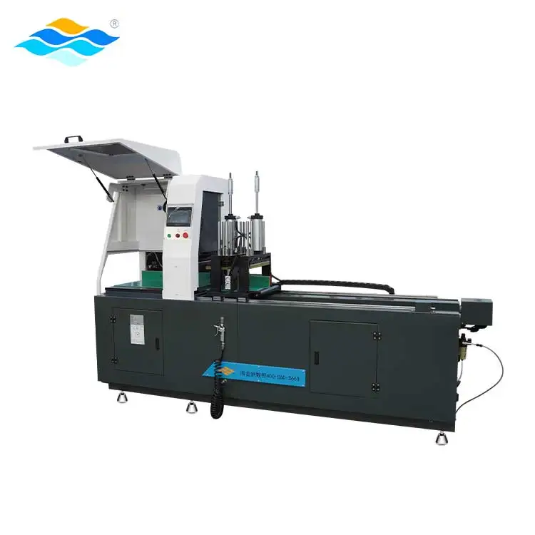 3 Axis 90 Degree None Waste Fully Automatic Aluminum Profile Cutting Machine