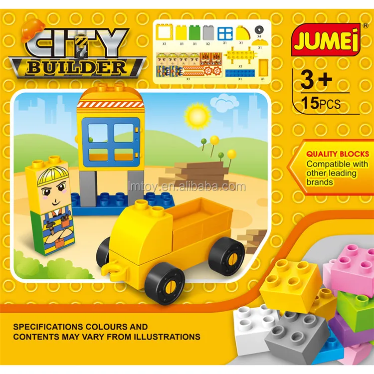 15-50Pcs Compatible Building Blocks Preschool Educational DIY Bricks large big size plastic Toys for Children Gifts