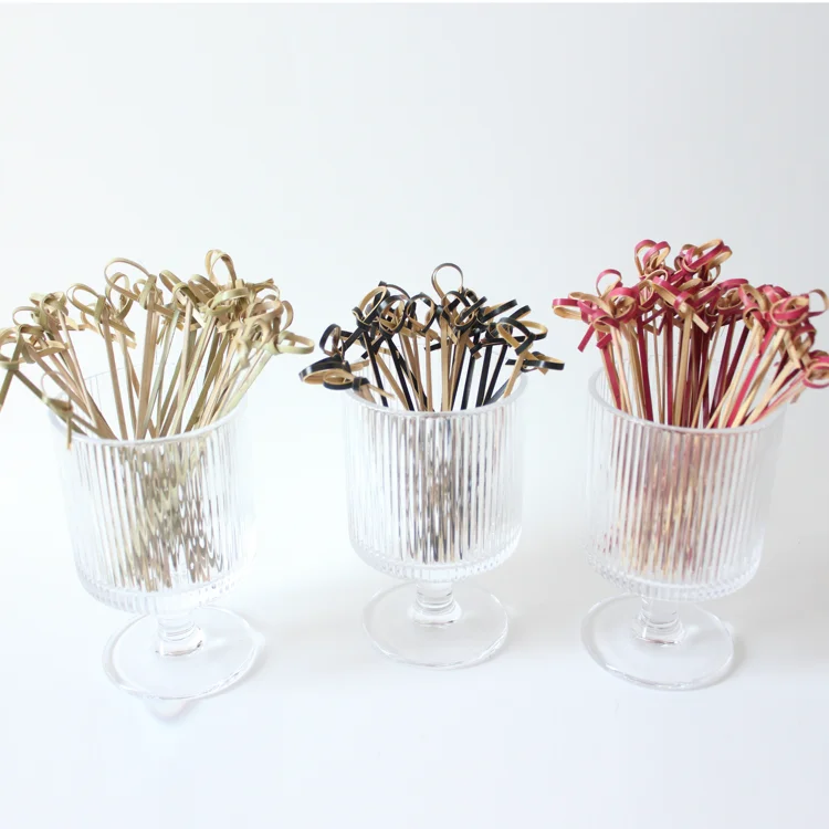 Одноразовые бамбуковые декоративные зубочистки Jimao 100 шт. 4 7 дюйма