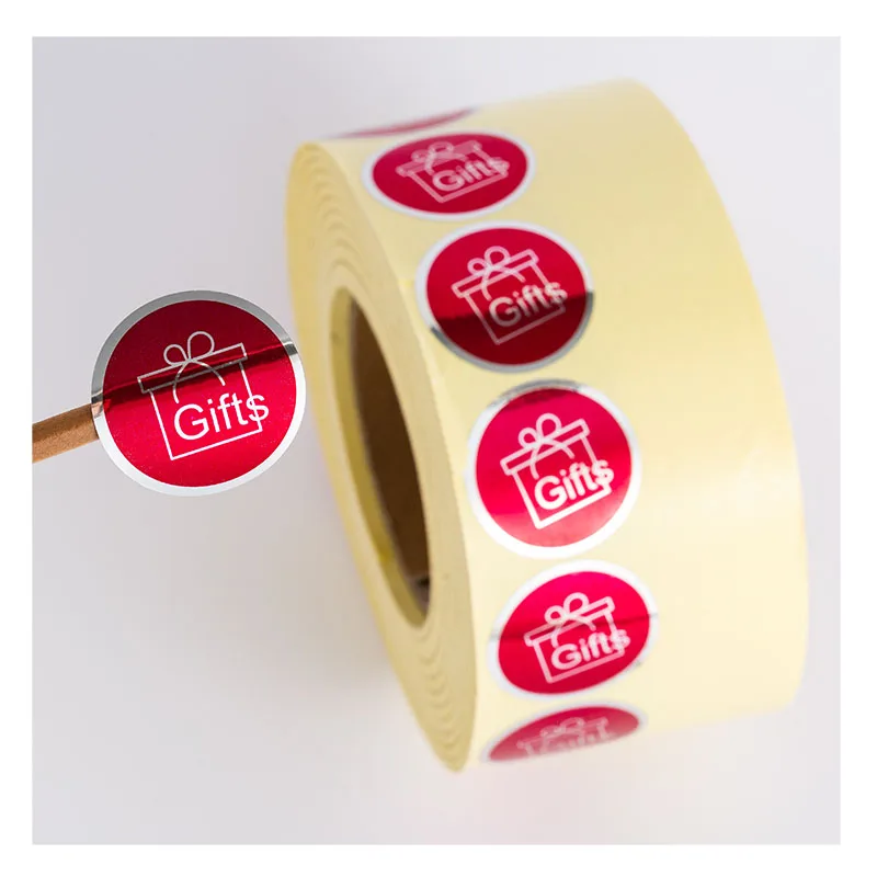 Manufacturer High Quality Eco-Friendly transparent rose gold sticker adhesive self waterproof paper