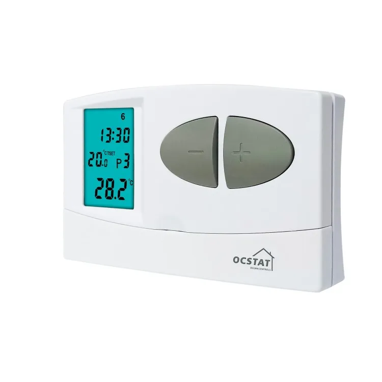 230V ABS 868Mhz Digital Programmable Wireless Housing Electronic RF Home Battery Thermostat For Boilers
