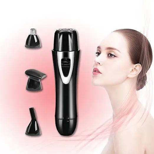 4 In1 Epilator Rechargeable Face Hair Removal Portable Depilatory Electric Shaver For Women Leg Bikini Trimmer Facial Body
