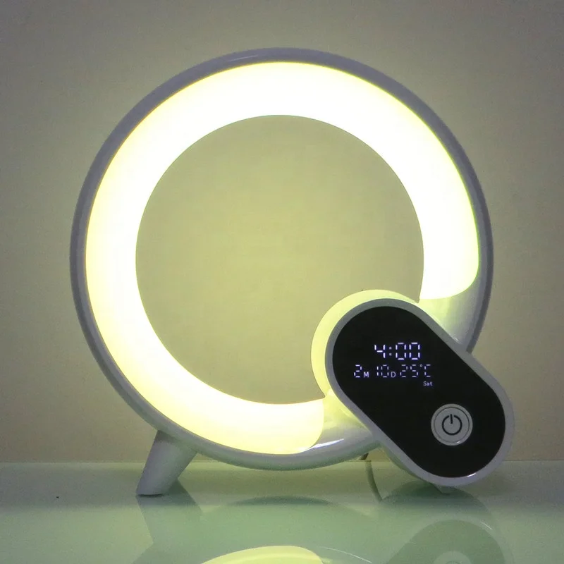 Lonvel Built-in White Noise Speaker with RGB LED Flashing Lights Q Shape Cute Cartoon Portable Sound Machine for Babies and Kids