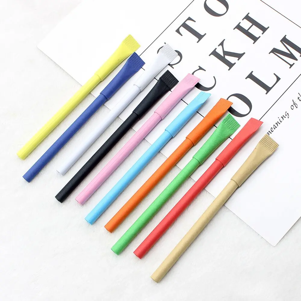 Custom Logo Eco-Friendly Recycle Paper Ball pen for Promotion