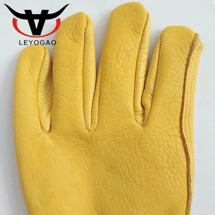 Soft hand job drivers driving furniture leather working gloves