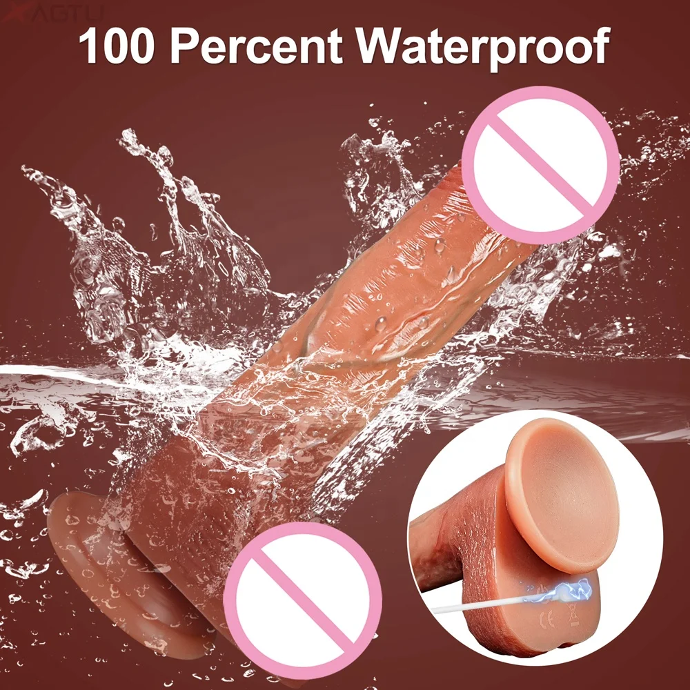 Factory Wholesale Thrusting Liquid Silicone Dildo Vibrators Sex Toys for Female Masturbation Telescopic Vibrator Adult Toys