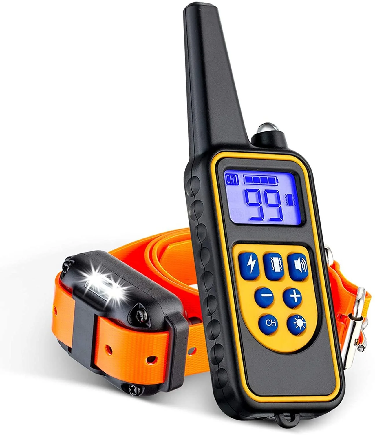 Waterproof 800m Electric Pet Dog Training & Behavior Products Bark Collars Electric Dog Shock Collar With Remote Control