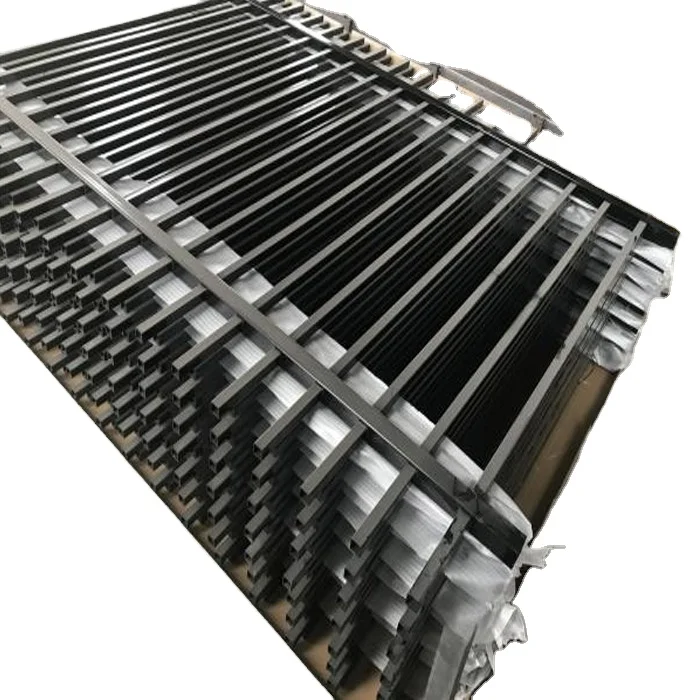 Black Wire Mesh Fence Panels Aluminium Wrought Iron Fence For Residential Use Wrought Iron Fence Basket