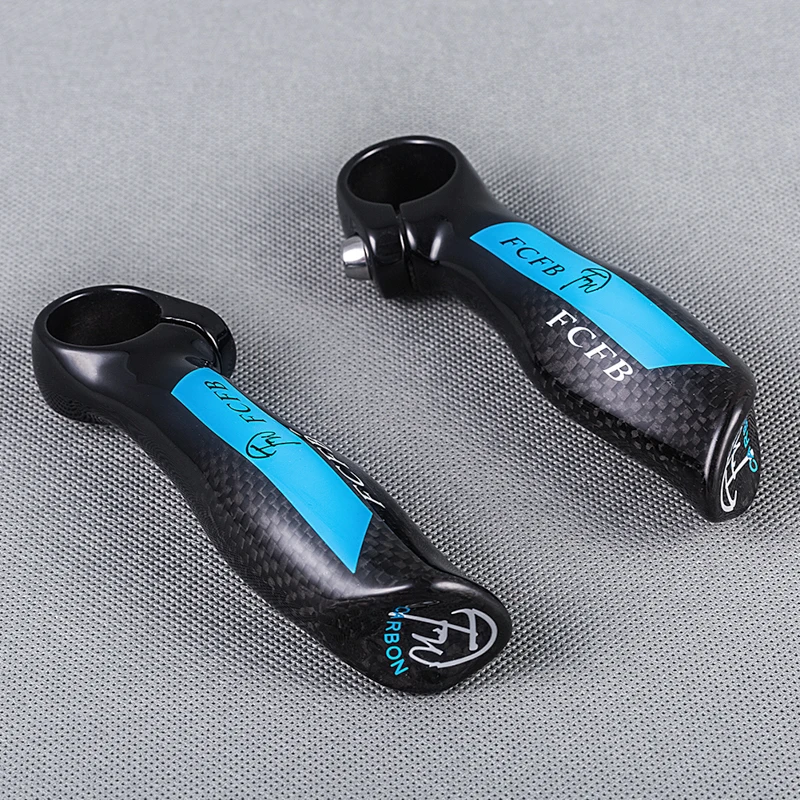Carbon Fiber Bicycle Mountain Bar Ends Handlebar Bike MTB Small Auxiliary Handlebar