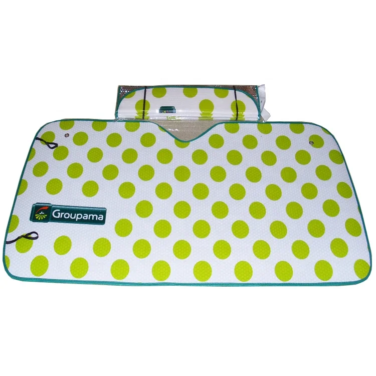 Threewen Universal Windshield Car Sun Shades Foldable Sunshade to keep your vehicle cool 140x70cm Bubbles Windshield Sun Shade