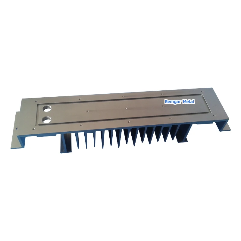 standard cnc milling extruded heat sink profile cooling extrusion aluminum 30w 50w 60w 100w 500w led chip heatsink