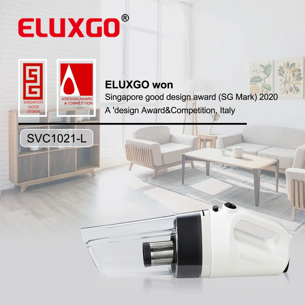 Беспроводной циклонный пылесос ELUXGO для удобного использования дома и на