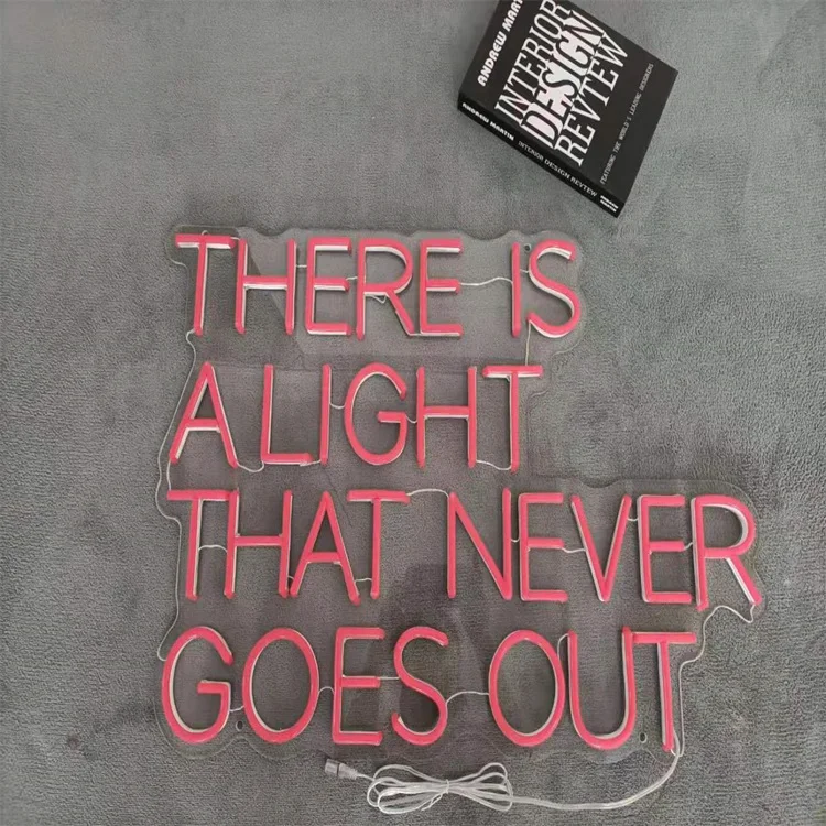 
OUX wholesale 12v electric flex advertising it was all a dream letter acrylic custom neon signs 