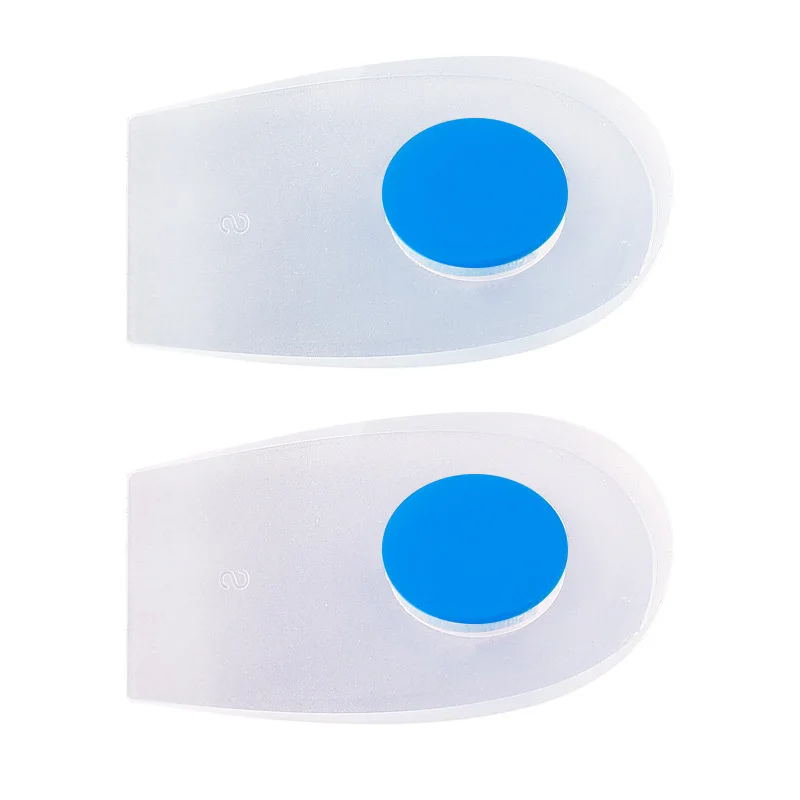 Shoes Detachable Half Silicone Gel Heel Pads For Pain