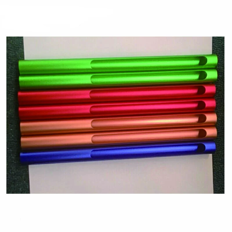 Custom Made CNC Turning Drilling Round Anodized Alloy Extruded Aluminum 6061/6063 Multicolour Tube Pipe