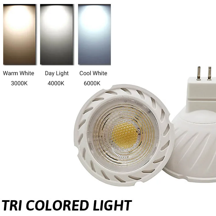 Modern Design GU10GU5.3 LED Spotlight Light Plastic-Coated Aluminum with Dimmable Feature for Home Office