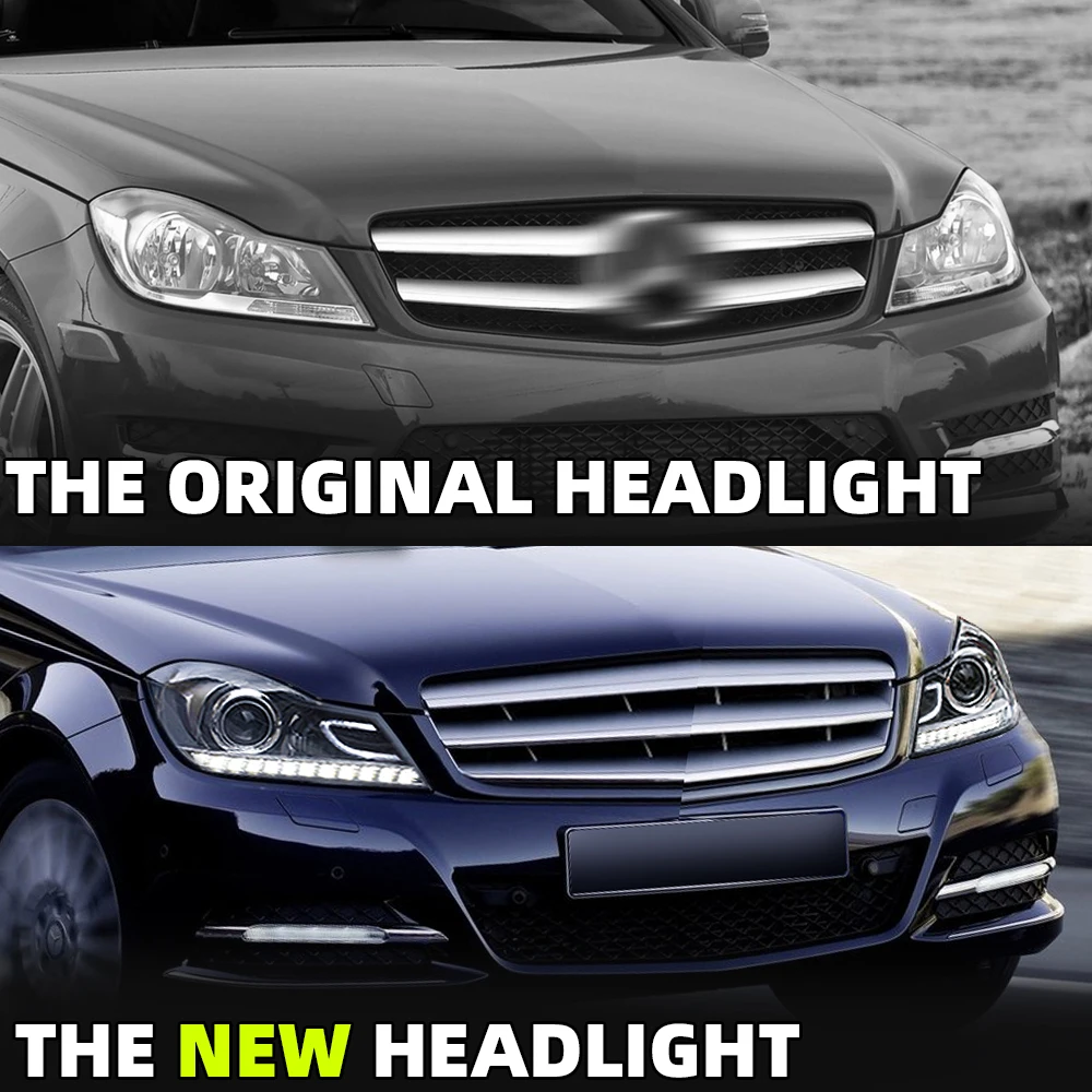 headlight For mercedes benz w204 headlight led lamp C 180 C250 2012 2013 2014 C63 Headlamp