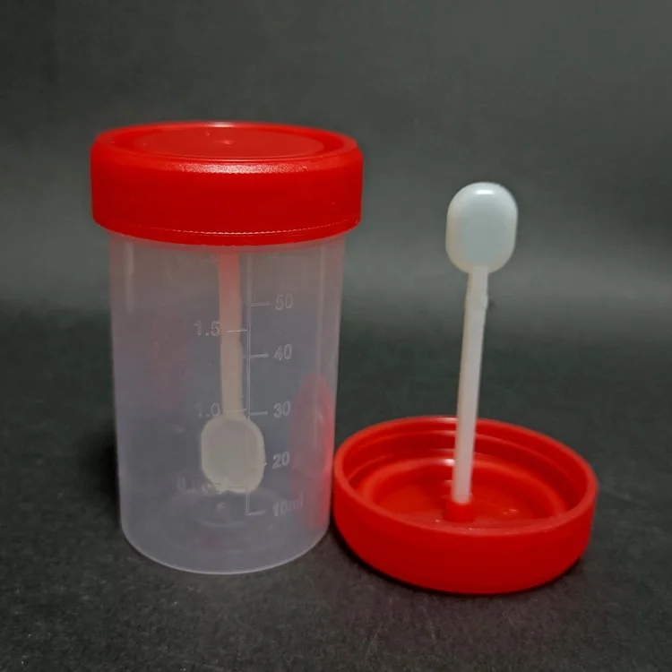 60ml 120ml Lab medical disposable plastic sterile sampler Urine collection container