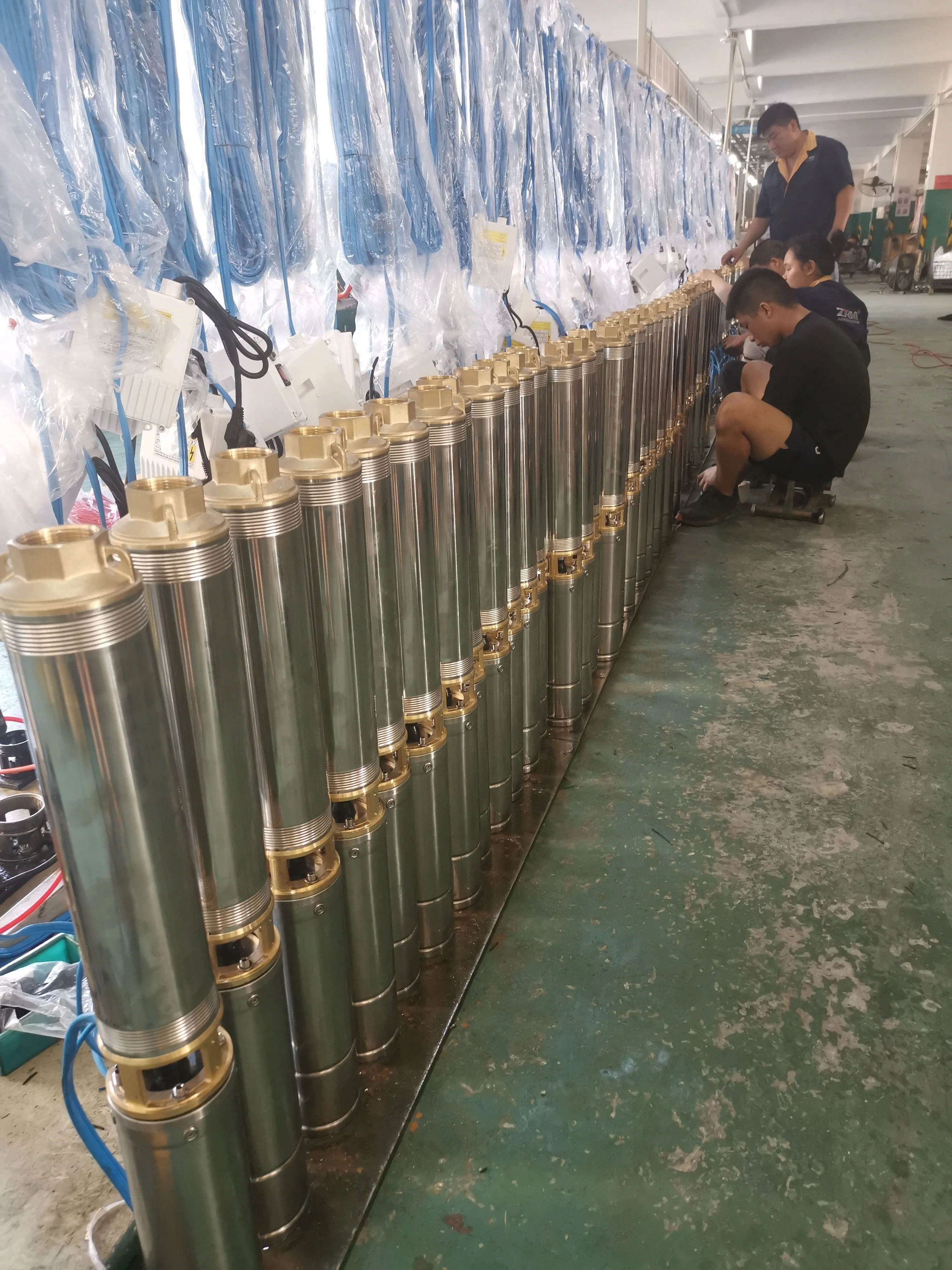 4inch 3HP 2200W Stainless Steel Electric AC Submersible Deep Well Borehole Water Pump