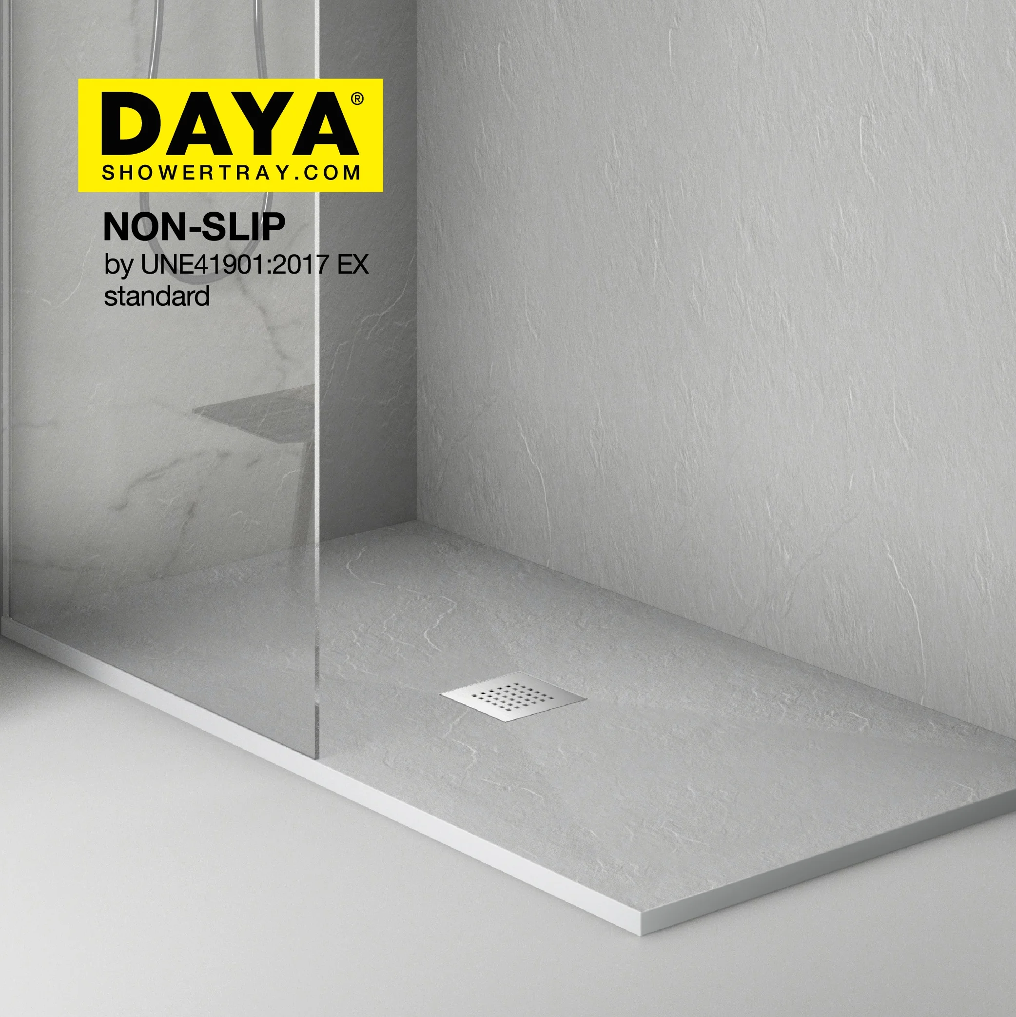 Shower room Solid Surface composite stone resin marble shower tray shower base