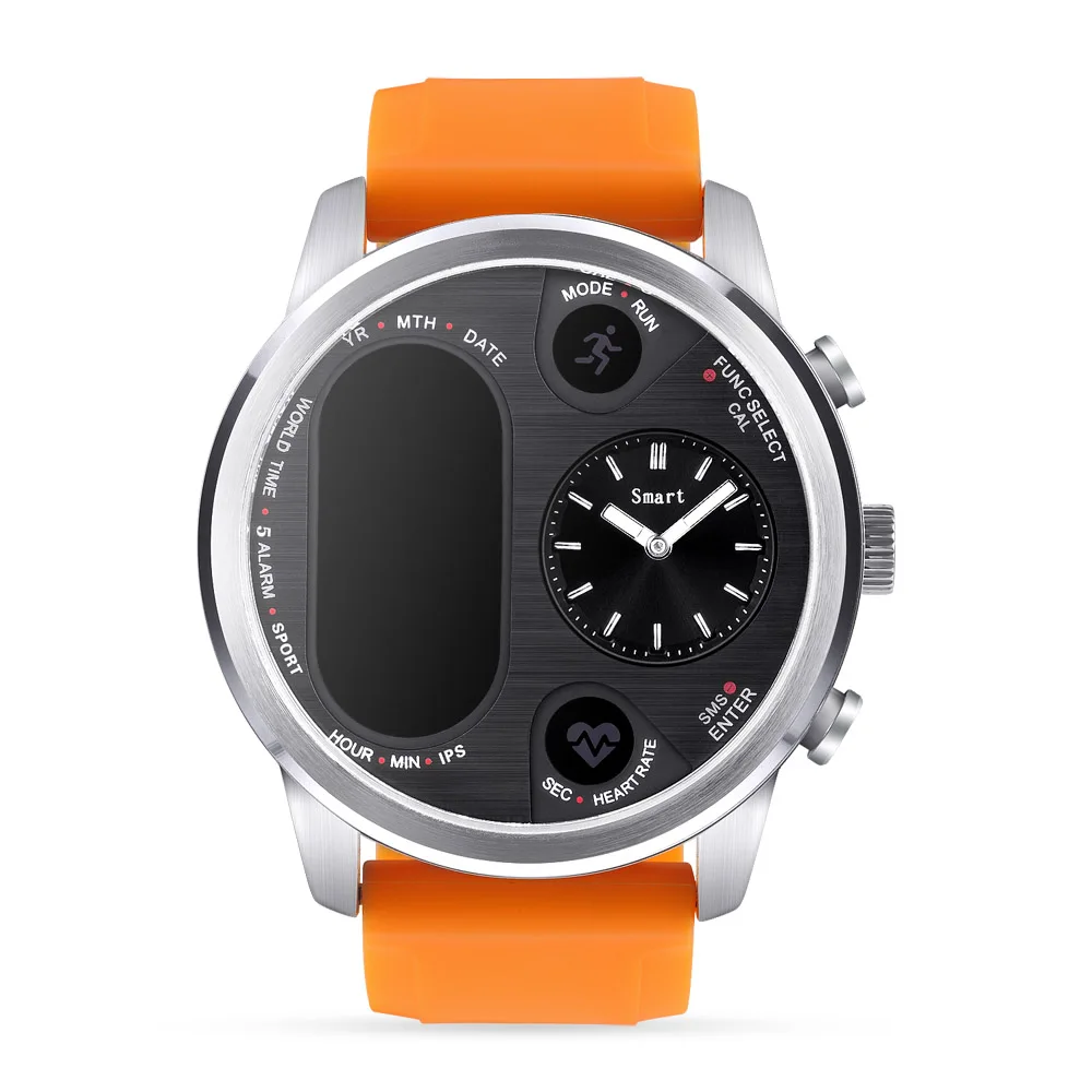 SWL T3 quartz movement dual time zone display sports pedometer multifunctional smart watch