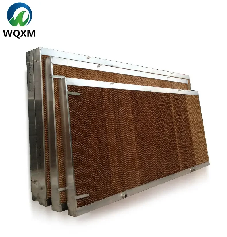 Wet Curtain Cooling Equipment Evaporative Cooling Pad Paper Cooler Cooling System For Poultry House Greenhouse